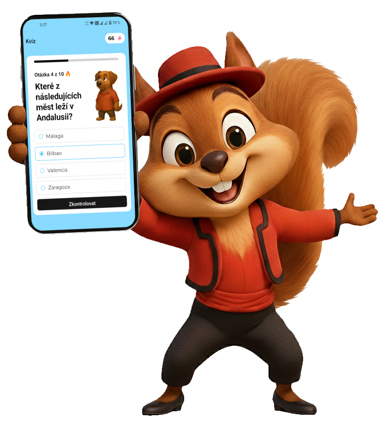 Poznej Španělsko - Náhled aplikace